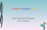 Adjektivsteigerung DaF-Masterstudiengang Neue Medien