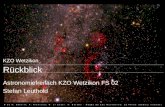 KZO Wetzikon Rückblick Astronomiefreifach KZO Wetzikon FS 02 Stefan Leuthold.