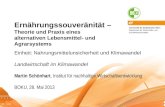Universität für Bodenkultur Wien Department für Wirtschafts- und Sozialwissenschaften Landwirtschaft im Klimawandel | Ring-VO Ernährungssouveränität11.02.20141.