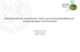 Parametrisierte Funktionen nach van Genuchten/Mualem, Anwendungen und Grenzen Wolfgang Durner Sascha Iden Andre Peters.