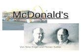 McDonald's Von Nina Engel und Florian Sattler. Inhalt Unternehmensgeschichte Unternehmensstruktur Statusentwicklung Big Mac Index.