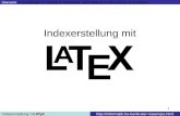 1 Indexerstellung mit losem/ps.html Übersicht Grundlagen \index{} makeindex die Stildatei Alternativen Sonstiges.