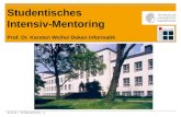 12.02.2014 | Vortrag Dortmund | 1 Studentisches Intensiv-Mentoring Prof. Dr. Karsten Weihe/ Dekan Informatik.