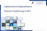 © Fachgebiet Softwaretechnik, Heinz Nixdorf Institut, Universität Paderborn Software(technik)praktikum Tutorial: Einführung in GEF 1 GEF-Tutorial.