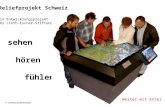 Reliefprojekt Schweiz Ein Entwicklungsprojekt der Linth-Escher-Stiftung sehen hören fühlen © renebrandenberger Weiter mit Enter