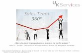 Sales Team 360° Was du nicht messen kannst, kannst du nicht lenken. Peter F. Drucker, amerikanisch–österreichischer Ökonom und Management-Vordenker Eine.