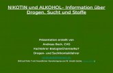 NIKOTIN und ALKOHOL– Information über Drogen, Sucht und Stoffe Präsentation erstellt von Andreas Bock, CVG Fachlehrer Biologie/Chemie/NuT Drogen- und Suchtkontaktlehrer.
