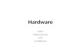 Hardware RAM Motherboard CPU Grafikkarte. RAM (Random-Access Memory)