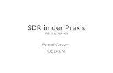 SDR in der Praxis Feb 2012 ADL 303 Bernd Gasser OE1ACM.