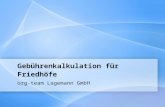 Gebührenkalkulation für Friedhöfe org-team Lagemann GmbH.