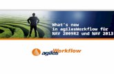 Whats new in agilesWorkflow für NAV 2009R2 und NAV 2013.