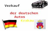 Verkauf der deutschen Autos in Krakau Die Audi AG mit Sitz in Ingolstadt in Bayern ist ein deutscher Automobilhersteller, der dem Volkswagen-Konzern.