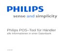 Philips POS–Tool für Händler alle Informationen in einer Datenbank 22.09.2011.