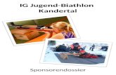 IG Jugend-Biathlon Kandertal Sponsorendossier. Strukturen Skiklub Abelboden, Skiklub Kandersteg, Skiklub Frutigen Schützengesellschaft Reichenbach, Sportschützen.