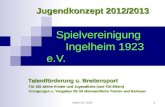 Stand 15.7.2012 11 Spielvereinigung Ingelheim 1923 e.V. Jugendkonzept 2012/2013 Talentförderung u. Breitensport Für 350 aktive Kinder und Jugendliche (und.