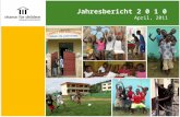 Jahresbericht 2 0 1 0 April, 2011. | Chance for Children 1 Wir sagen Herzlichen Dank an unsere Sponsoren, Kirchen und Vereine für ihre freundliche und.