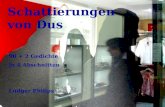 Schattierungen von Dus 90 + 2 Gedichte in 4 Abschnitten Ludger Philips