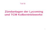 1 Zündanlagen der Lycoming und TCM Kolbentriebwerke Teil B.