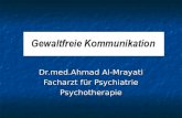 Dr.med.Ahmad Al-Mrayati Facharzt für Psychiatrie Psychotherapie.