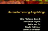 Herausforderung Angehörige Silke Niehues- Berndt Romana Kriegner Ankie van Es Sibylle Kathriner Sandra Schneider.