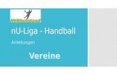 NU-Liga - Handball Anleitungen Vereine. Anmeldung Die Seite wird über die Homepage des HVR (Seitenleiste) aufgerufen Benutzername und Passwort eingeben.
