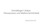 Schrödingers Katze: Messprozess und Wahrscheinlichkeit Haramrit Kaur Gill.
