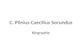 C. Plinius Caecilius Secundus Biographie. Porträt Plinius des Jüngeren von André Thevet (16.Jhd.)