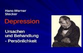 Depression Ursachen und Behandlung - Persönlichkeit Hans-Werner Stecker.