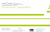 Institut für Numerische und Angewandte Mathematik Alex Sawatzky Skiseminar Zaferna-Hütte Kleinwalsertal 2009 Ultraschall-Tomographie TexPoint fonts used.