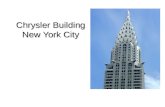 Chrysler Building New York City. 26.01.2009Chrysler Building - Christian Schulz 2 Fakten des Chrysler Buildings Lage: –Lexington Avenue / 42nd Street.