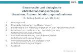 BZL: Bioaerosole # 1 Bioaerosole und biologische Abfallbehandlungsanlagen - Ursachen, Risiken, Minderungsmaßnahmen Dr. Barbara Zeschmar-Lahl, BZL GmbH.