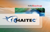 HAIBackup. Herzlich Willkommen HAITEC Professional Software Solutions Datensicherung mit HAIBackup.