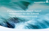 Pumpspeicherkraftwerk Atdorf: Meilenstein für die Zukunft der Energieversorgung.