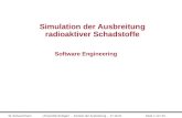 W. Scheuermann Universität Stuttgart - Kontext der Ausbreitung - Feb-14Seite 1 von 23 Simulation der Ausbreitung radioaktiver Schadstoffe Software Engineering.