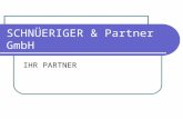 SCHNÜERIGER & Partner GmbH IHR PARTNER. Schnüeriger & Partner GmbH Hoch – Tiefbau Baggerarbeiten Gerüstbau Sie suchen ein kompetentes Bauunternehmen Dann.