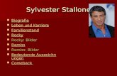 Sylvester Stallone Biografie Biografie Biografie Leben und Karriere Leben und Karriere Leben und Karriere Leben und Karriere Familienstand Familienstand