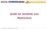 1 Martin Siegel / Vortrag München 02.11.2012 Stabilitas Fonds Gold im Umfeld von Wahnsinn.