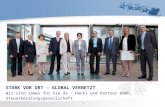1 STARK VOR ORT – GLOBAL VERNETZT Wir sind immer für Sie da – Häckl und Partner GmbH, Steuerberatungsgesellschaft.