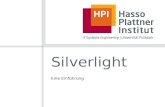 Silverlight Eine Einführung. Agenda 1.Was ist Silverlight? 2.Die Silverlight Philosophie 3.Vorstellung des Szenarios 4.Einführendes Beispiel 5.Konzepte.