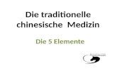 Die traditionelle chinesische Medizin Die 5 Elemente.