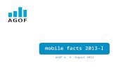 Mobile facts 2013-I AGOF e. V. August 2013. Das AGOF Mobile Universum.