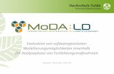 Evaluation von softwaregestützten Modellierungsmöglichkeiten innerhalb der Analysephase von Fortbildungsmaßnahmen Kolloquium - Thomas Vogt – 20.01.2012.