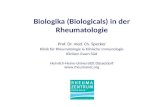Biologika (Biologicals) in der Rheumatologie Prof. Dr. med. Ch. Specker Klinik für Rheumatologie & Klinische Immunologie Kliniken Essen-Süd Heinrich-Heine-Universität.