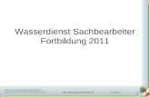 Niederösterreichischer Landesfeuerwehrverband LANDESFEUERWEHRKOMMANDO Wasserdienst Sachbearbeiter Fortbildung 2011 11-2011SB Wasserdienstfortbildung1.