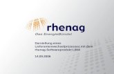 Darstellung eines Lieferantenwechselprozesses mit dem rhenag-Softwareprodukt LIMA 14.09.2006.