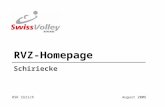 1 RVZ-Homepage Schiriecke RSK ZürichAugust 2006. 2 Inhaltsverzeichnis News (Startseite)3 RSK4 REKOMs5 Schiriausbildung6 Schreiberausbildung7 Einsätze10.