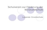 Schulverein zur Förderung der 93.Grundschule Lesende Grundschule.