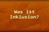 Was ist Inklusion?. Gelebte Inklusion Eine Dokumentation von Lina, der Inklusionsbeauftragten des Ortsverbandes Edermünde im Schwalm-Eder-Kreis, Hessen.