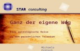 STAR consulting Ganz der eigene Weg Eine astrologische Reise zu den persönlichen Talenten Michaela Fritsch.