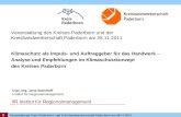 1 Veranstaltung Kreis Paderborn und Kreishandwerkerschaft Paderborn am 28.11.2011 1 Klimaschutz als Impuls- und Auftraggeber für das Handwerk – Analyse.